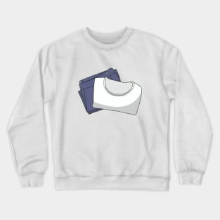 Folded Clothes Crewneck Sweatshirt